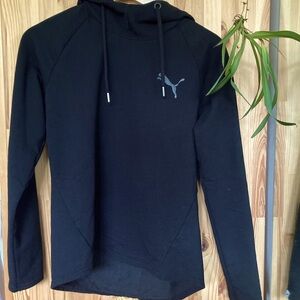 Puma black hoodie (size S)